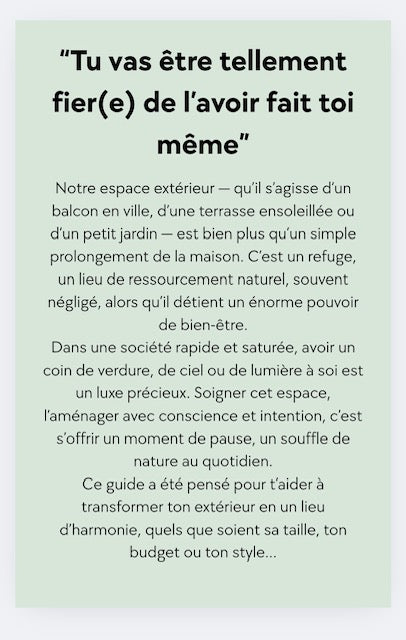 E-BOOK • Harmoniser son extérieur