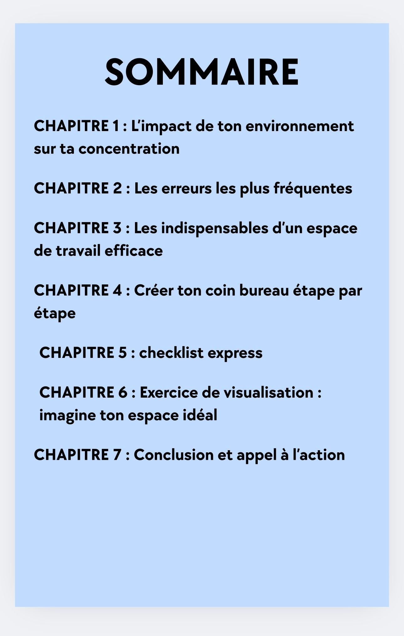 E-BOOK • Aménage ton espace pro
